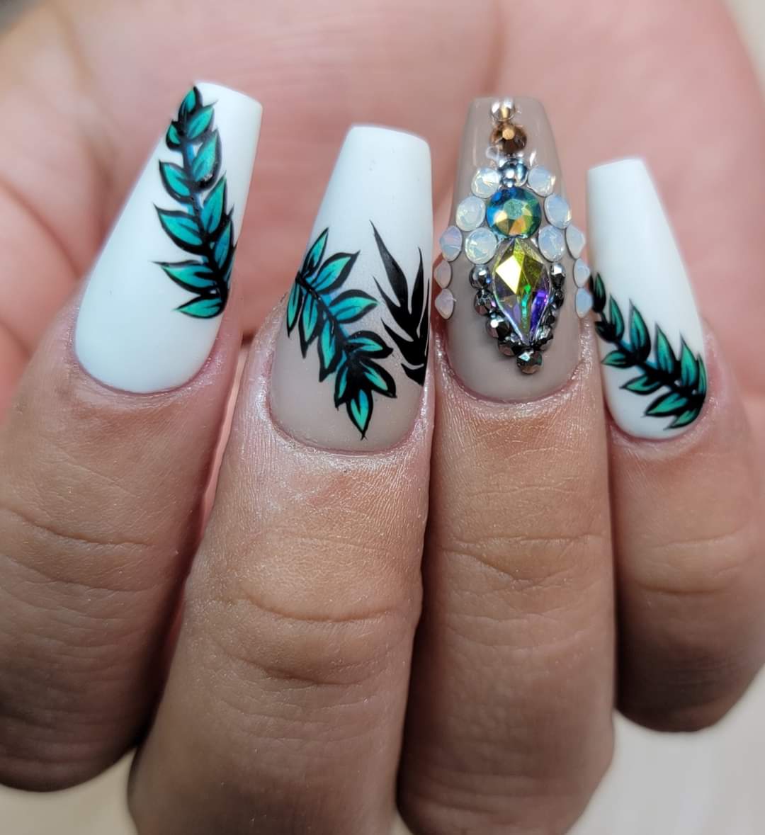 Hampton Nails & Spa nail work in Greer, South Carolina